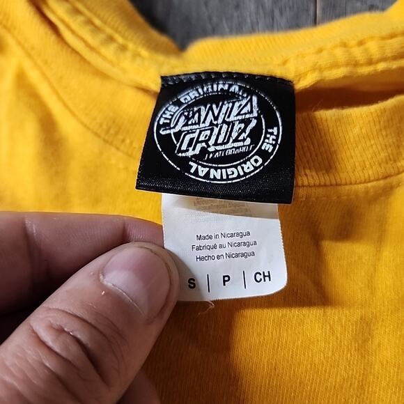 Santa Cruz Skateboards Men's Small Long Sleeve Double Sided Graphic T Shirt - Picture 3 of 4